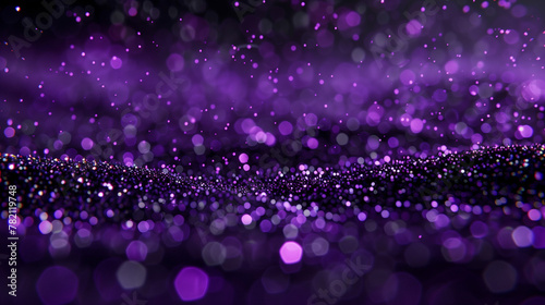 Background of deep purple color with shimmering purple and glitter 