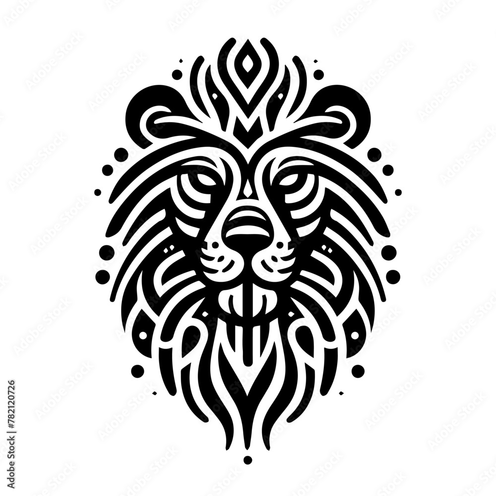 lion head tattoo