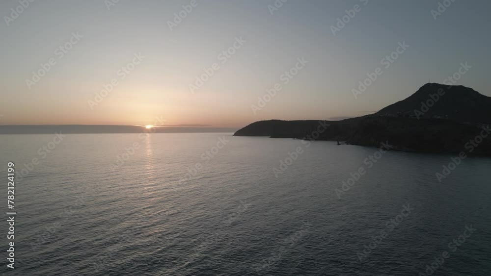 Sunset on the Adriatic coast Sunset on the Adriatic coast