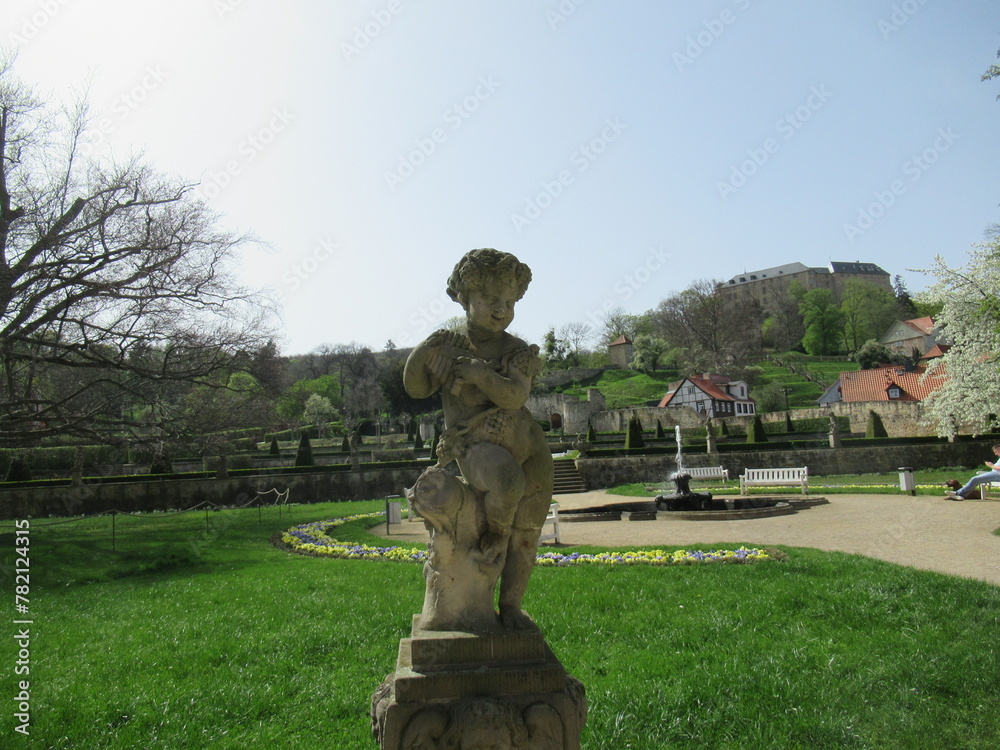 Obraz premium Barockgärten von Schloss Blankenburg