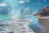 Beautiful Beach with Minute Details