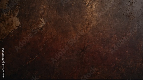 mocha brown to deep burgundy gradient color rough grunge rock texture close-up background from Generative AI