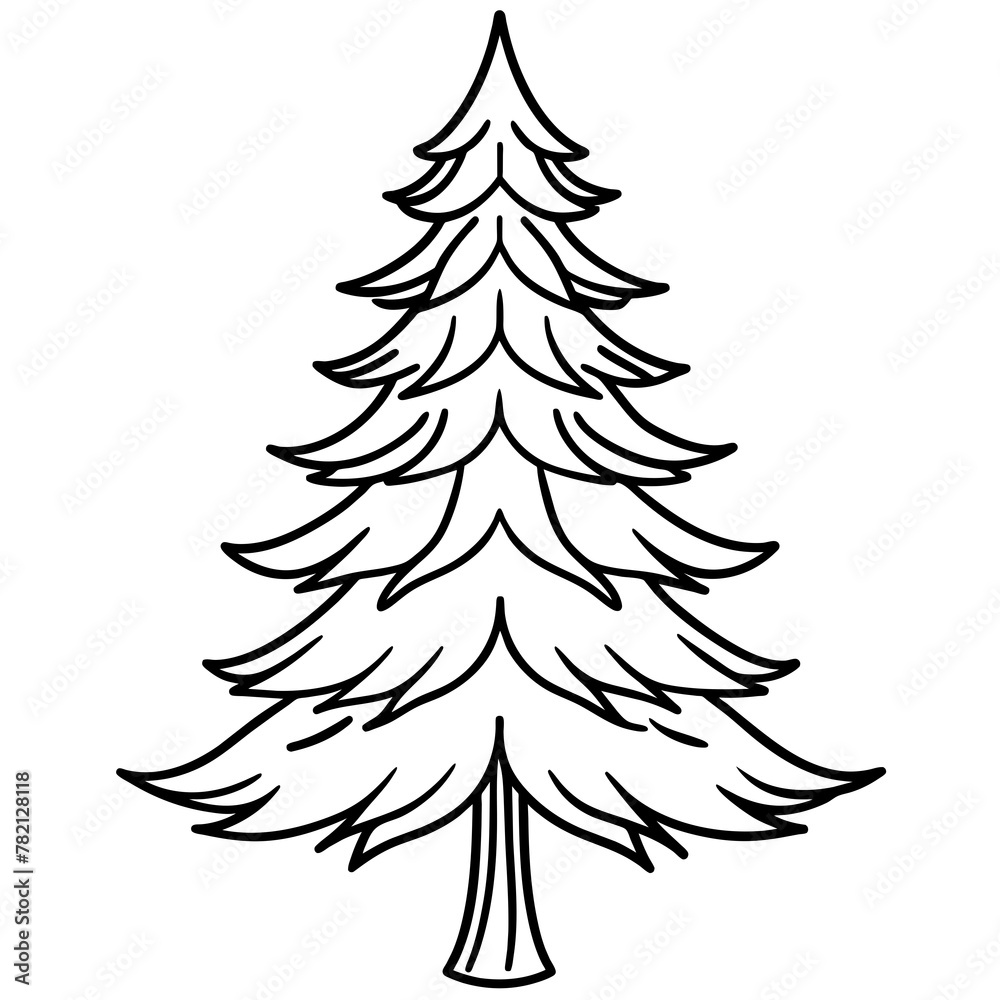 christmas tree set vector illustration christmas tree set vector illustration