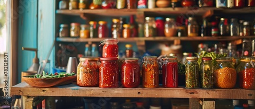 A cozy corner dedicated to crafting homemade chilli sauces and relishes