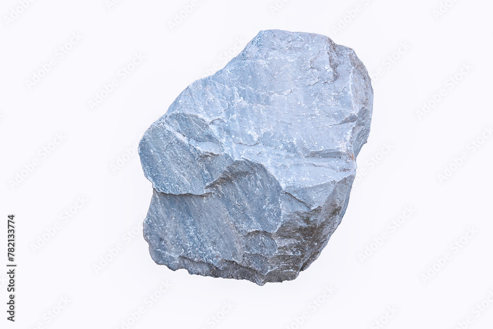 Fototapeta premium Marble stone isolated on white background.