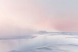 Tranquil Minimalist Abstract Background Featuring Soft Pastel Colors and Gentle Fog AI Image
