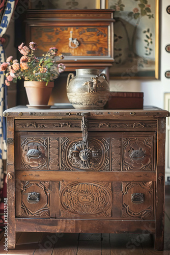 Antique chest photo