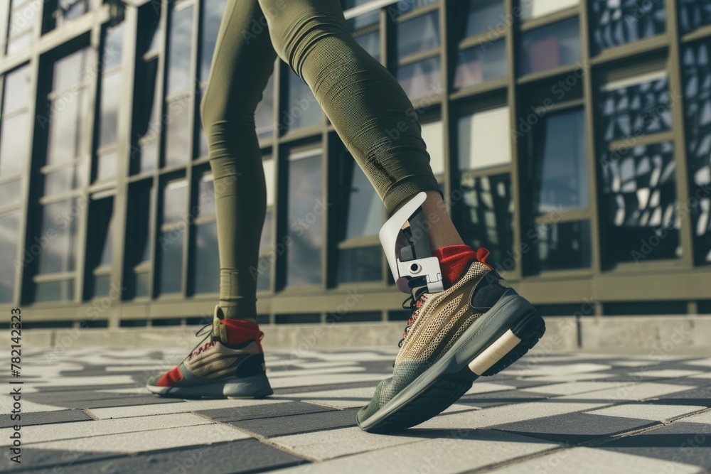 Fototapeta premium Urban Walker