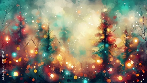 Fairy Tale Christmas Light Trees © Eitan Baron