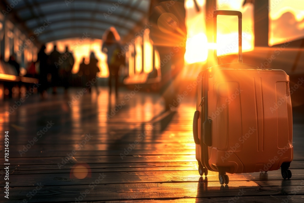 Obraz premium Journey in Style: The Ultimate Luggage Guide for the Modern Traveler—From Chic, Customizable Options to Secure, High Tech Suitcases.