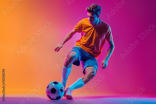 Dynamic Soccer Player in Action © Pure Imagination