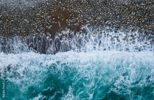 Aerial View from a beach at Portugal