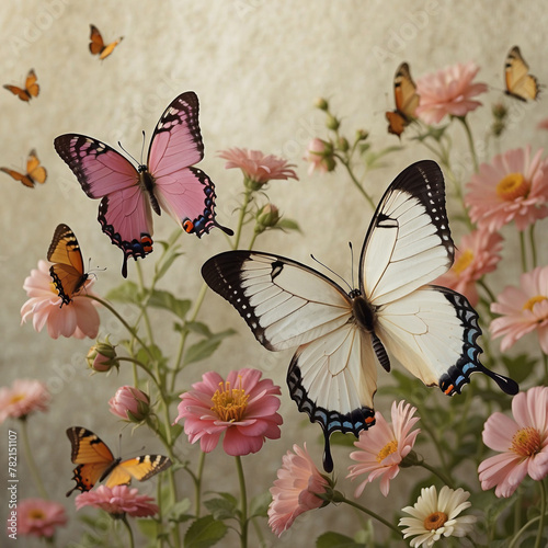 butterfly on a flower © upali