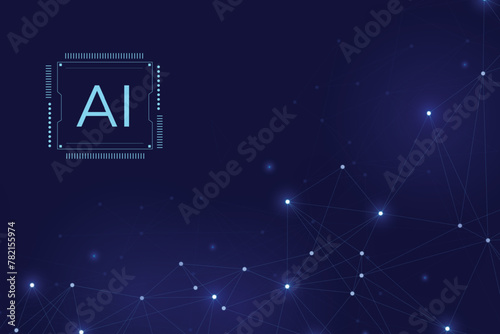 Technology background in abstract style