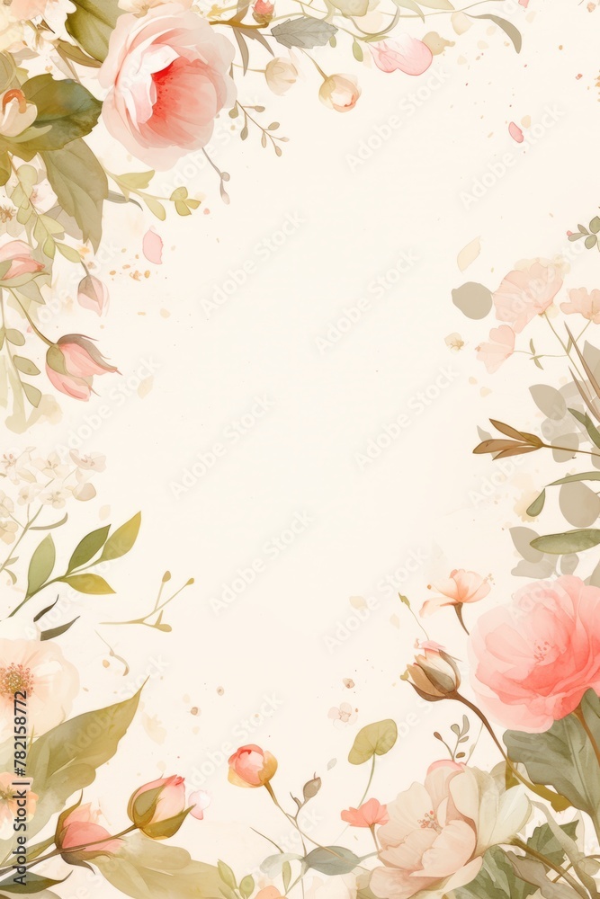 Background materials for plant flowers