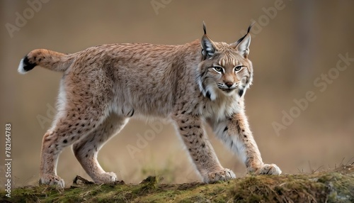 A-Lynx-With-Its-Fur-Bristling-Preparing-To-Defend- 3