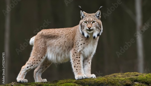 A-Lynx-With-Its-Fur-Puffed-Up-Trying-To-Appear-La- © Sumaiyaa