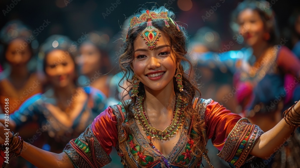 Capturing the drama and intensity of Nepali traditional dance performances.