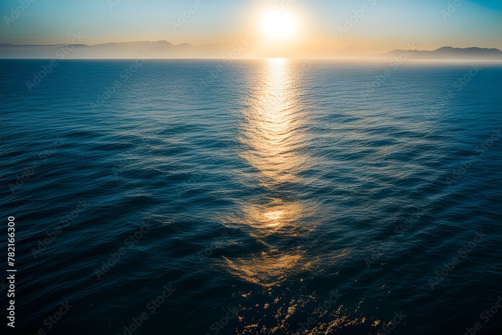 Obraz premium sea with sun reflections