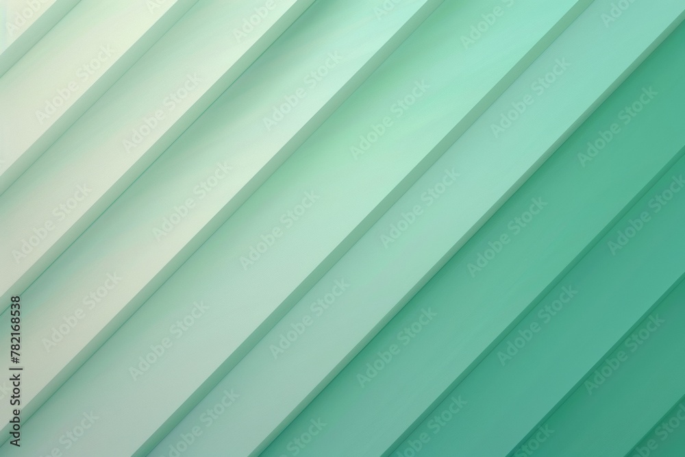Obraz premium Light green gradient background with diagonal stripes