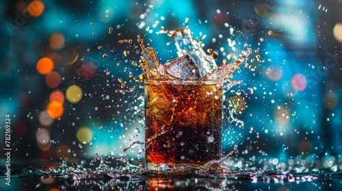 A splash of cola, coffee, whiskey, or rum