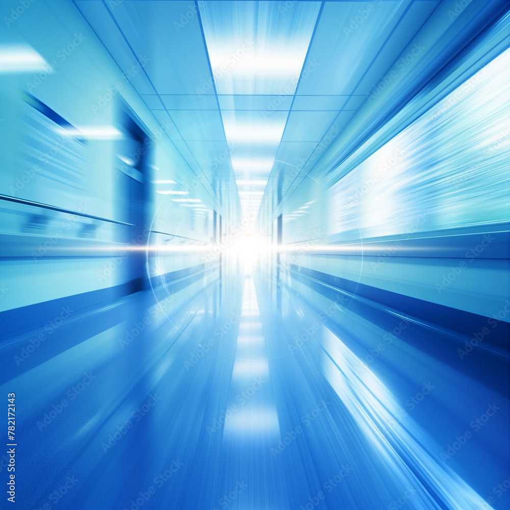 Blurred hallway in a hospital Blurred hallway in a hospital