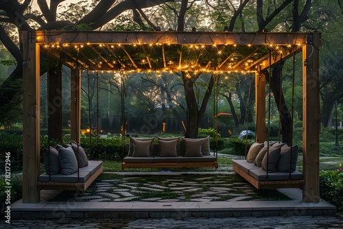 Enchanted Evening: Illuminated Garden Lounge. Concept Enchanted Evening, Illuminated Garden, Lounge, Garden Lounge, Evening Gathering
