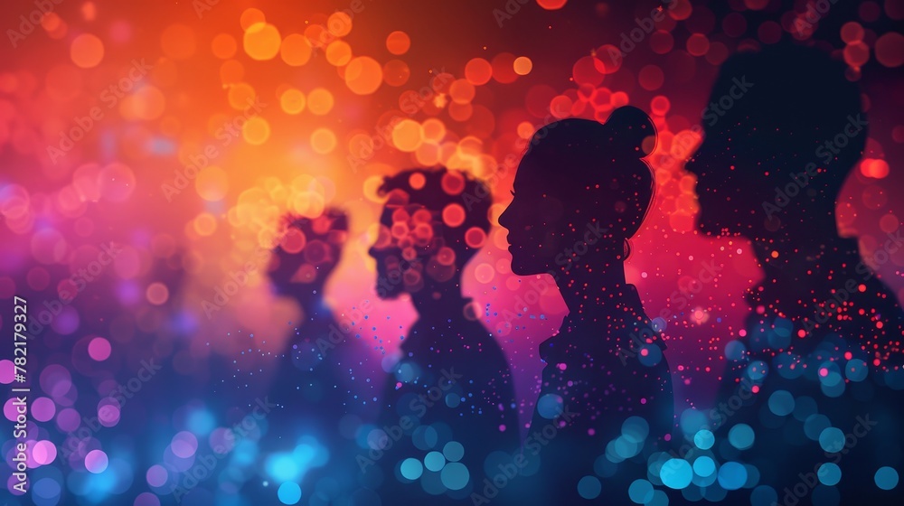 Generate a visual representation of futuristic teamwork Generate a visual representation of futuristic teamwork