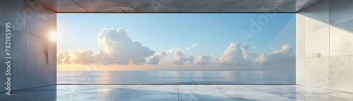 Rectangle white, a blank canvas of possibilities, pure and simple