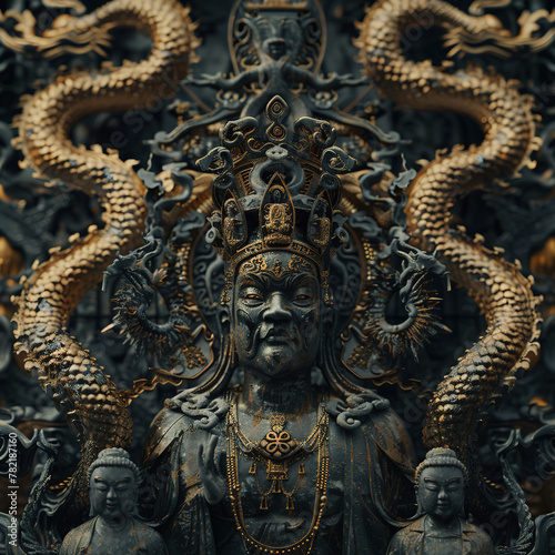 Wallpaper Mural Ancient Buddhism T-Shirt Vinly Movie Poster Cover Printable 3D Render Torontodigital.ca