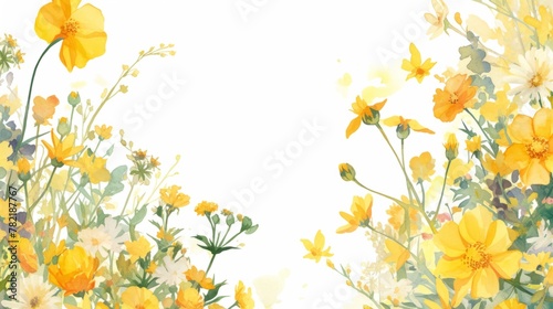 Background materials for plant flowers