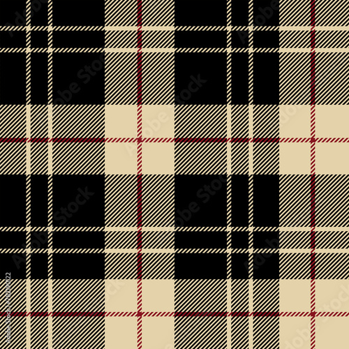 plaid tartan seamless repeat pattern. This is a black off white vintage retro plaid vector illustration. Design for decorative,wallpaper,shirts,clothing,tablecloths,wrapping,textile,fabric,texture