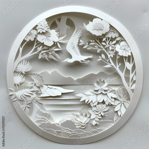 Colorful Paper cut