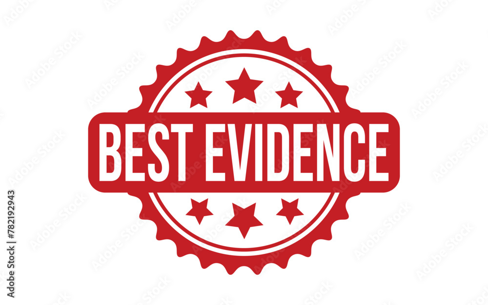 Best Evidence offer Rubber Stamp Seal Vector Best Evidence offer Rubber Stamp Seal Vector