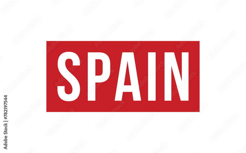 Spain Rubber Stamp Seal Vector Spain Rubber Stamp Seal Vector
