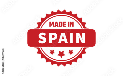 Made In Spain Rubber Stamp