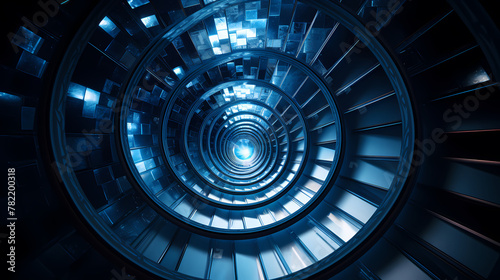 spiral staircase background