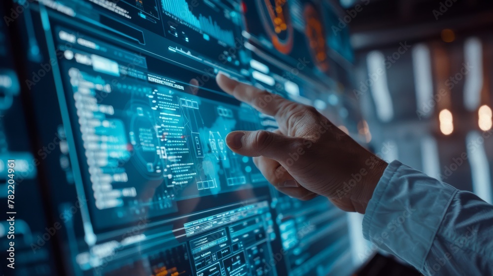 Developing software, internet technology, internet of things on digital tablet, binary, html computer code on virtual screen. Developing software, internet technology, internet of things on digital tablet, binary, html computer code on virtual screen.