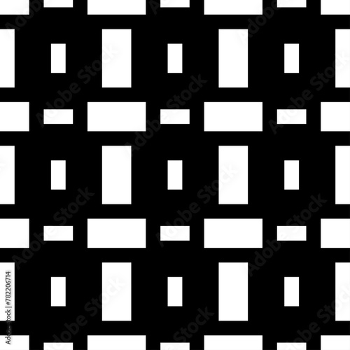 Seamless pattern. Tiles wallpaper. Blocks illustration. Ethnic motif. Bricks backdrop. Geometric background. Digital paper, textile print, web design, abstract. Rectangles ornament. Vector artwork.