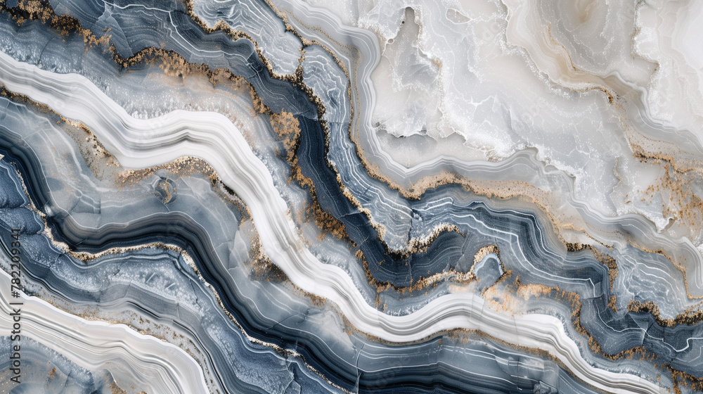 Marble pattern in white and grey