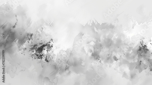 Paper brush background, white and light gray
