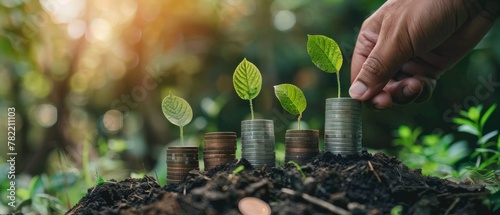 Investing in ESG environmental social governance. Risks related to environmental sustainability, environmental governance, and social business photo
