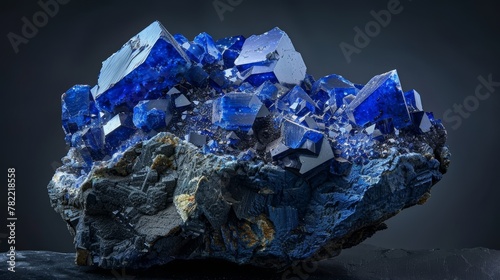 From Milpillas, Sonora, Mexico, this azurite specimen has been tested. photo