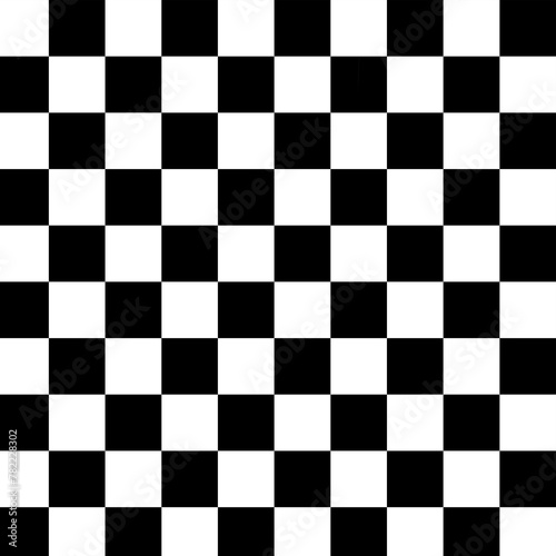Chess black and white geometric background pattern seamless Artwork