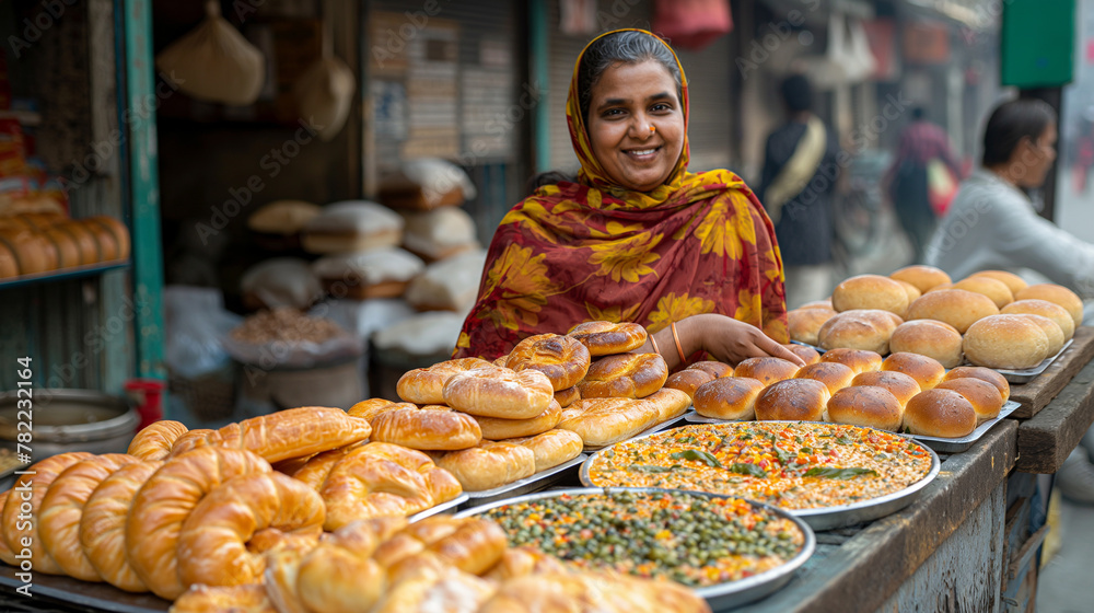 Bread seller. Bread seller.
