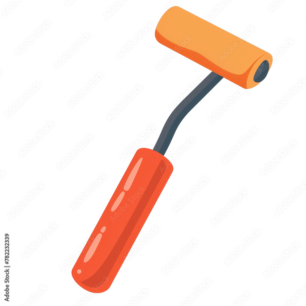 Orange Toothbrush With Black Handle isolated on a transparent background, clipart, graphic resource Orange Toothbrush With Black Handle isolated on a transparent background, clipart, graphic resource