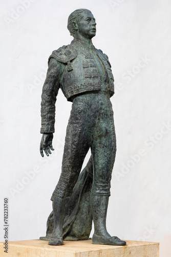 amous bullfighter Cayetano Ordonez statue photo