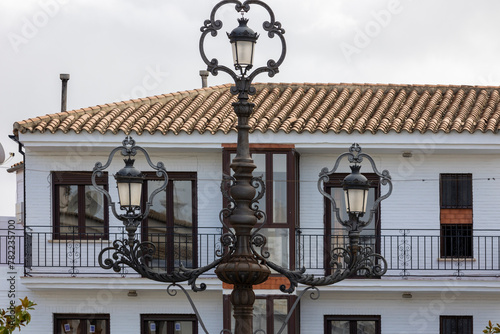 Architecture from the picturesque Setenil de las Bodegas village photo