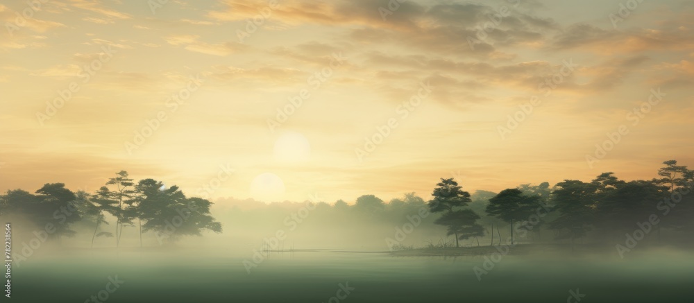 Serpentine road through lush forest under golden sunlight Serpentine road through lush forest under golden sunlight