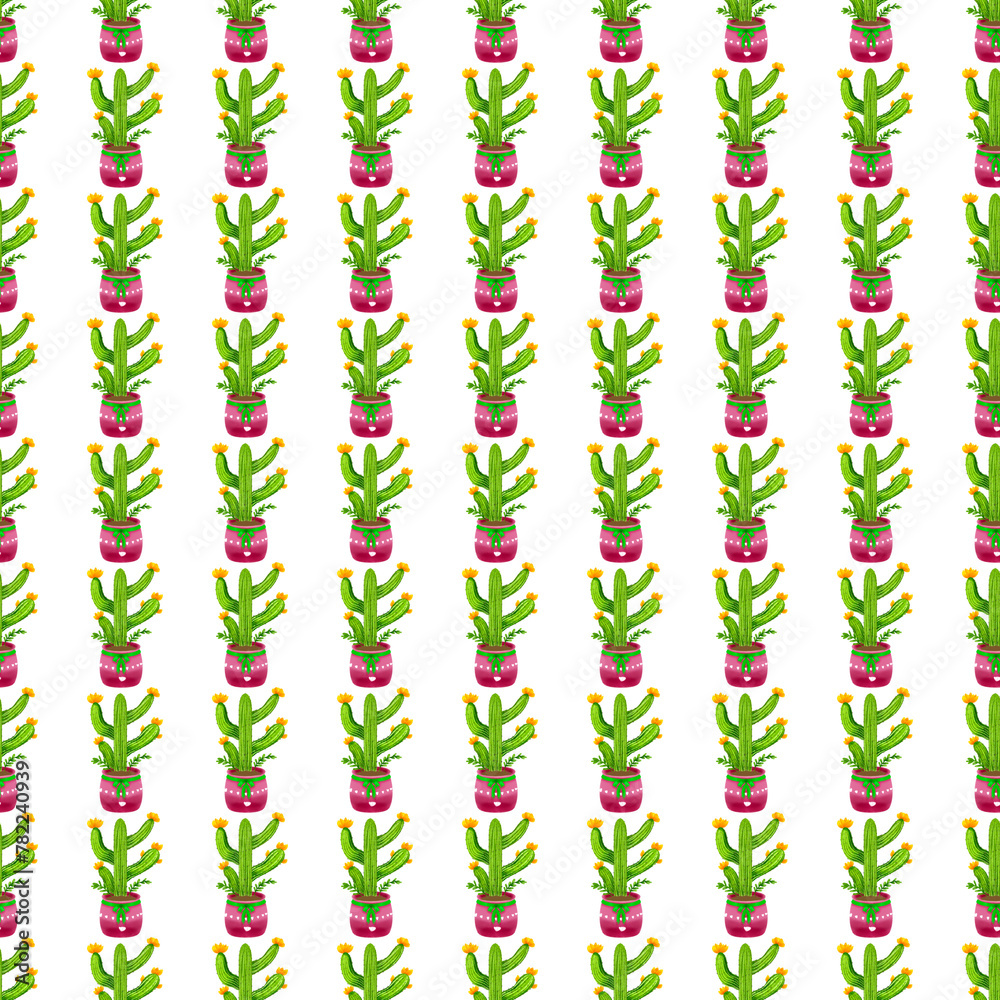 Patterns Flower, cactus an Patterns Flower, cactus an